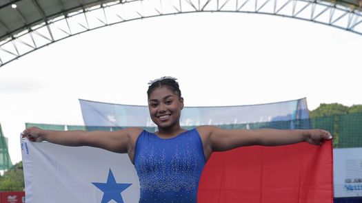Hillary Heron logró una medalla de bronce para Panamá en el All Around individual de la gimnasia artística de los Juegos Bolivarianos Valledupar 2022.