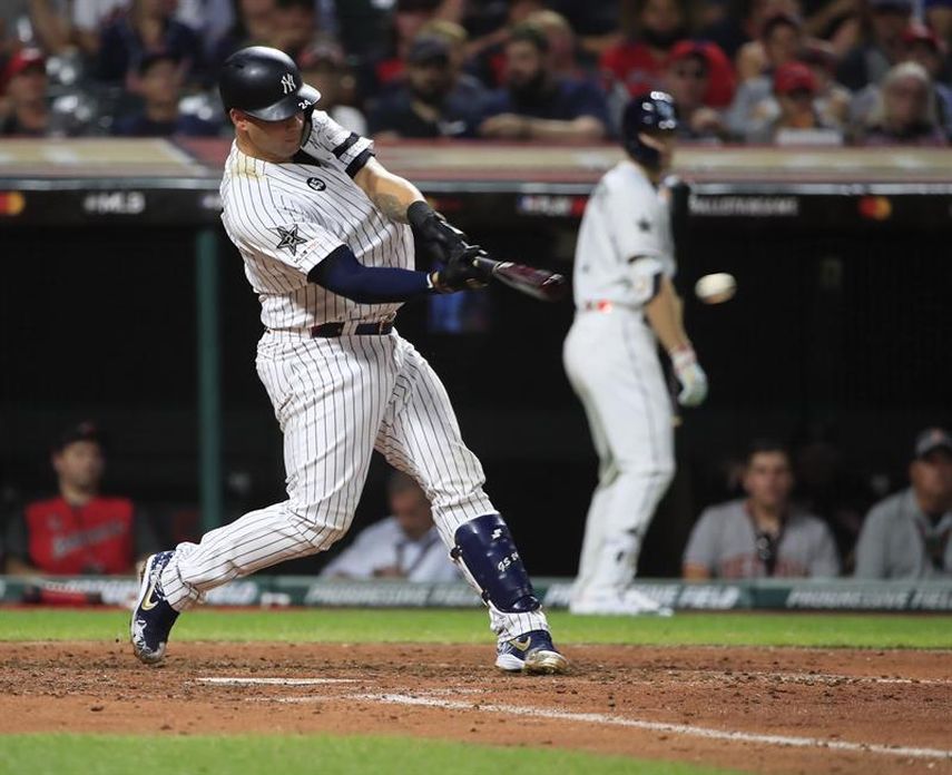 2-1. El dominicano Sánchez y Aaron Judge de Yanquis jonronean contra los Rays