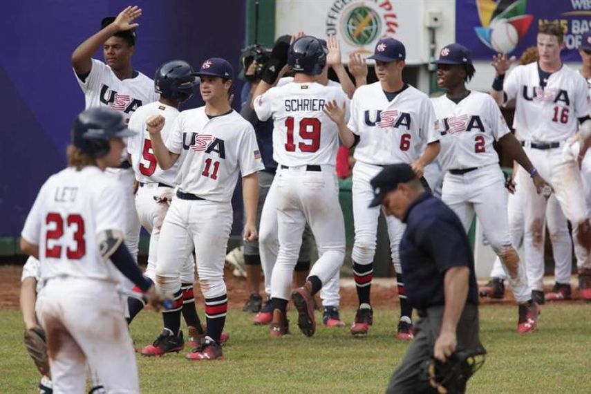 8-2. Estados Unidos derrota a Japón y disputará con Panamá la final del Mundial de Béisbol sub15
