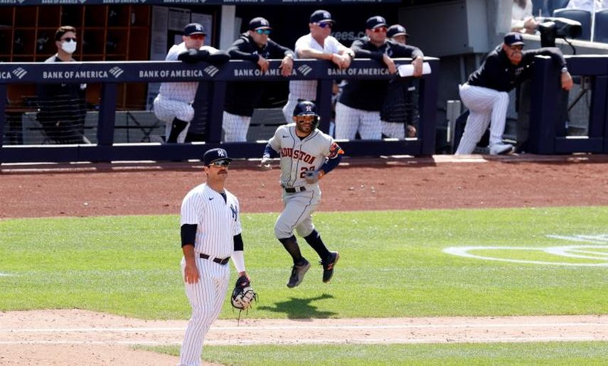 El venezolano Altuve celebra sus 31 años con jonrón y triunfo sobre Yanquis