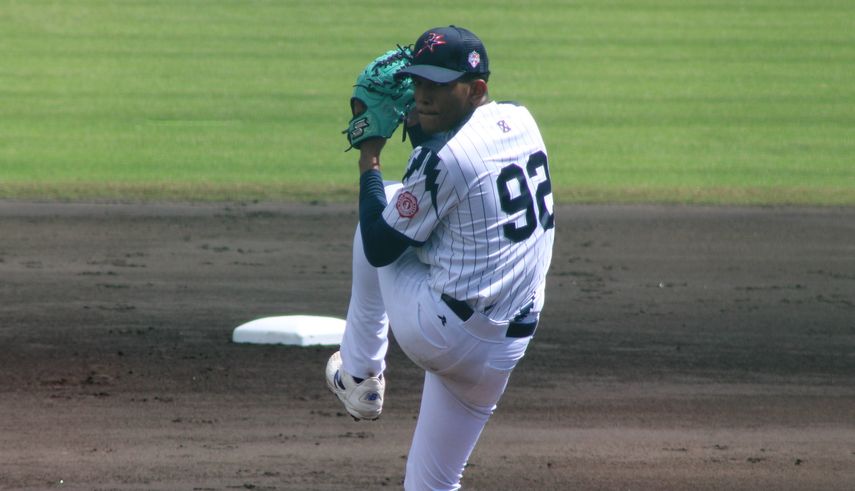 El derecho Héctor Aguilar se anotó la primera victoria de Panamá en el Mundial U18 de Béisbol tirándole No hit No run a Alemania este lunes en Nishizaki