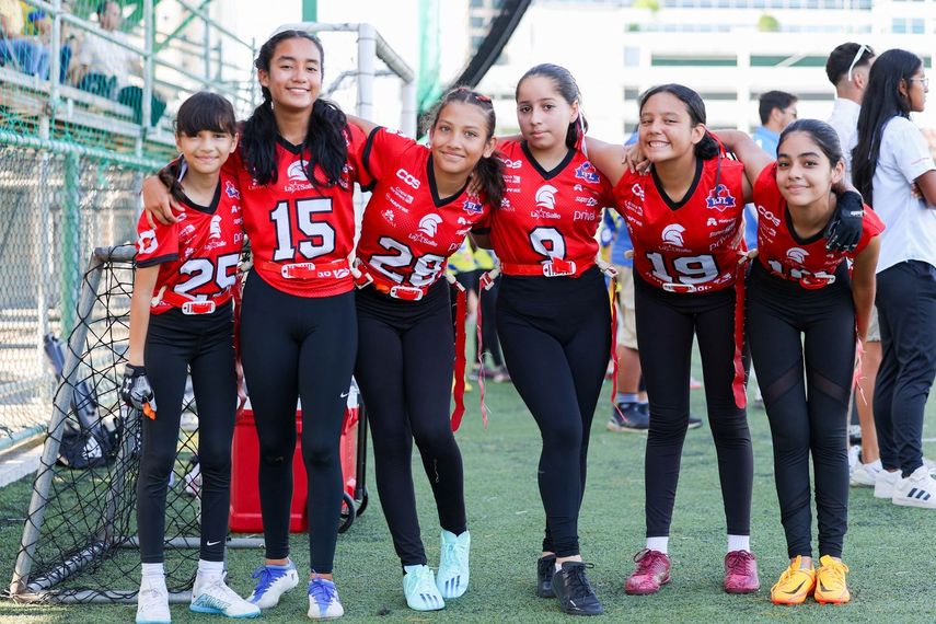 Lions y Owls suman su primera victoria en la KFL U13 Mini Flag Football