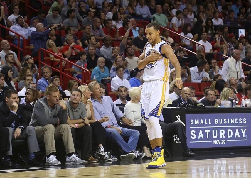 97-114. Curry supera la marca de Allen y logra 40 puntos ante los Heat