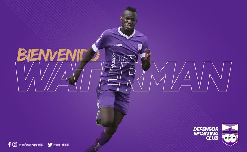 Cecilio Waterman es nuevo jugador del Defensor Sporting de Uruguay