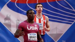 El estadounidense Marvin Bracy registró el mejor tiempo en las preliminares de los 60 metros de Belgrado 2022 con marca de 6.46 segundos