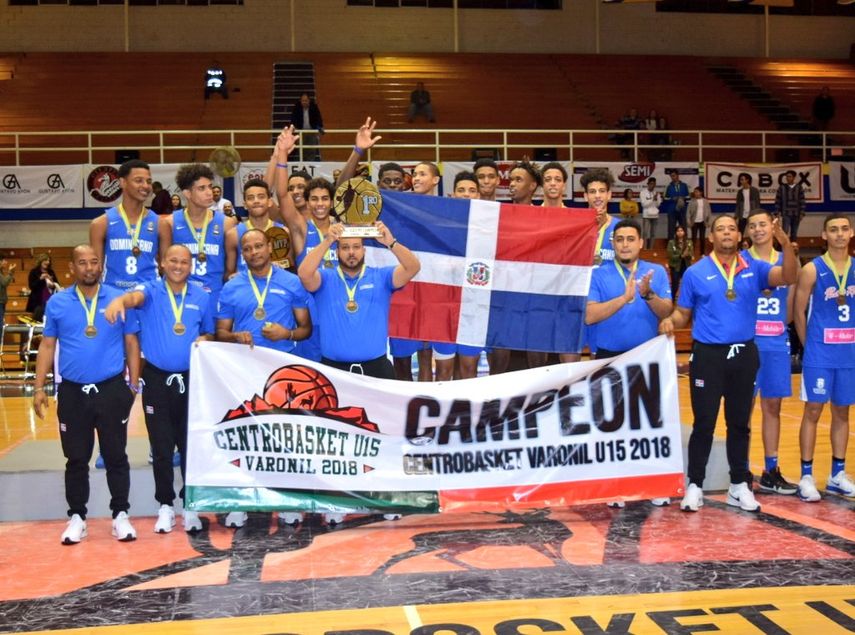 Dominicana campeón del Centrobasket U15