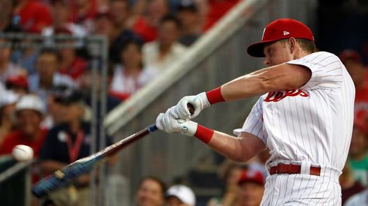 4-1. Hoskins jonronea y empuja tres carreras contra los Bravos