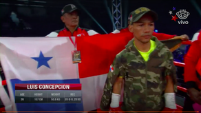 El Nica Concepción fue derrotado en un combate muy exigente.