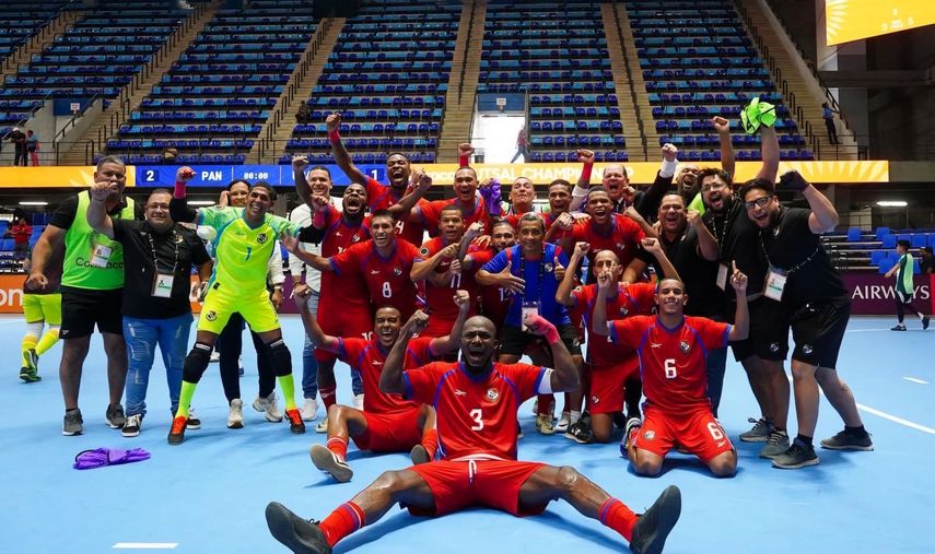 Panamá celebrando en el Alexis Argüello.&nbsp;