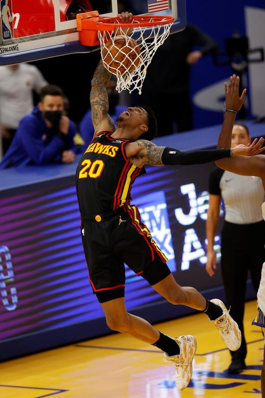 108-124. Collins y Hawks ganan de visitantes a los Warriors