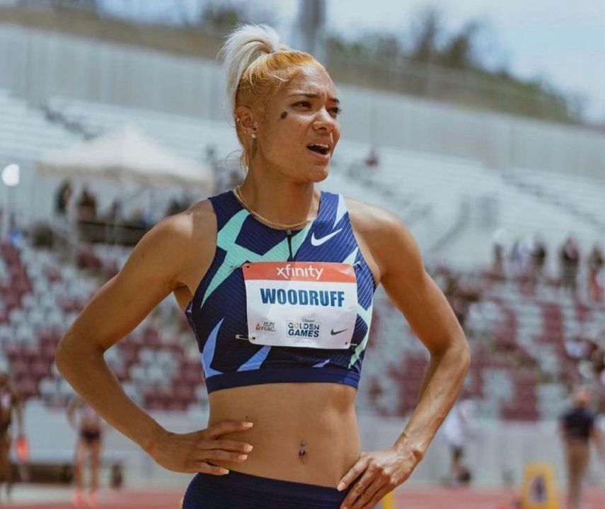 Gianna Woodruff estará compitiendo en los 400 metros vallas en el meeting de la Diamond League a celebrarse en Birghminham