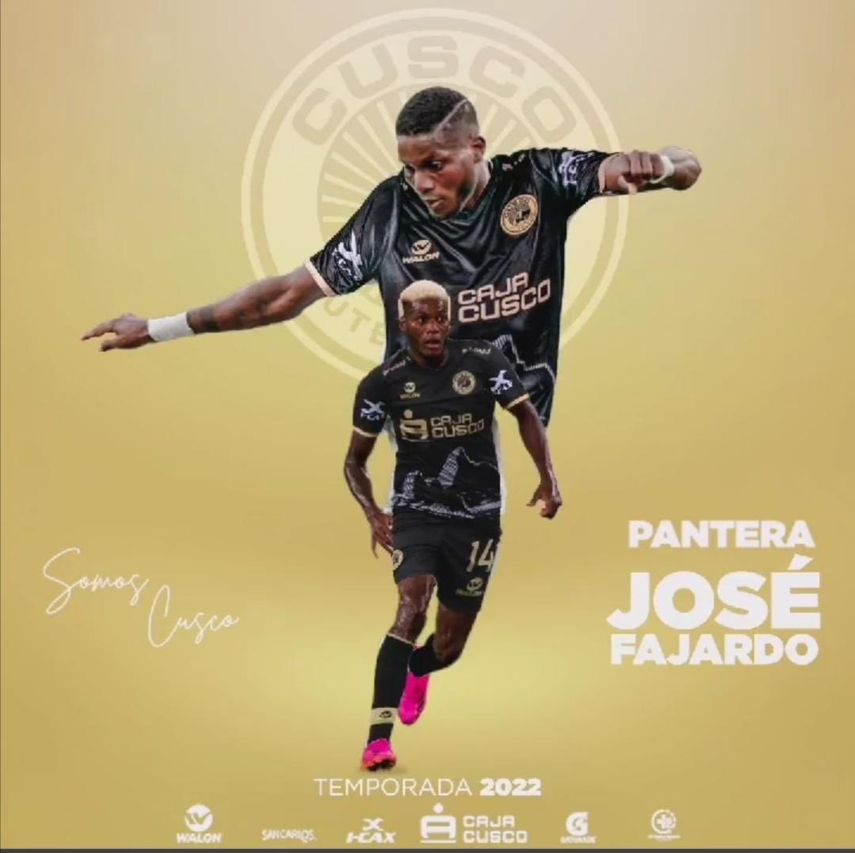 Fajardo es nuevo jugador del Cusco de Perú
