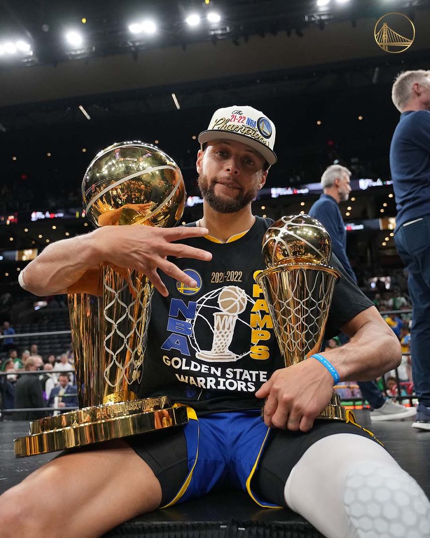 Curry logró su primer MVP de las Finales de la NBA