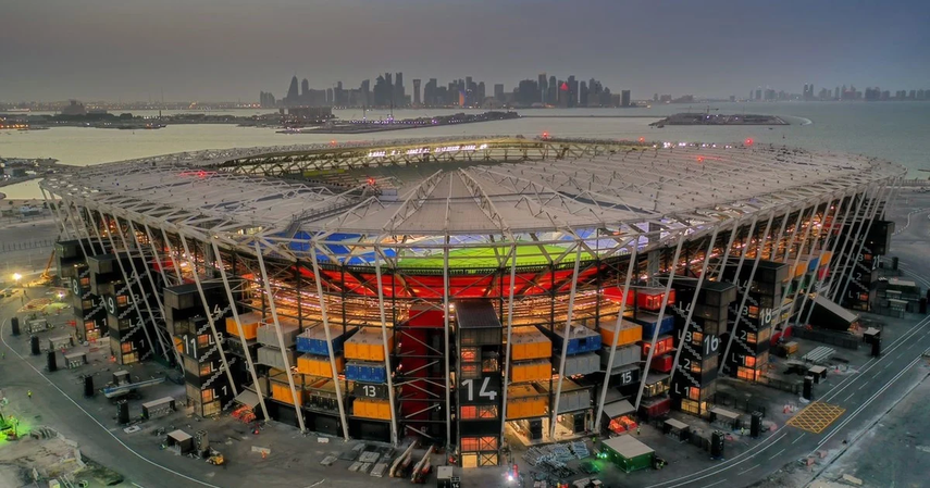 Estadios qataríes, entre la innovación y la polémica