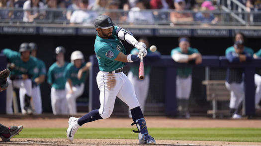 El santeño José Caballero se convirtió en el primer panameño que debuta en las Grandes Ligas con la camiseta de los Marineros. Foto: Cortesía