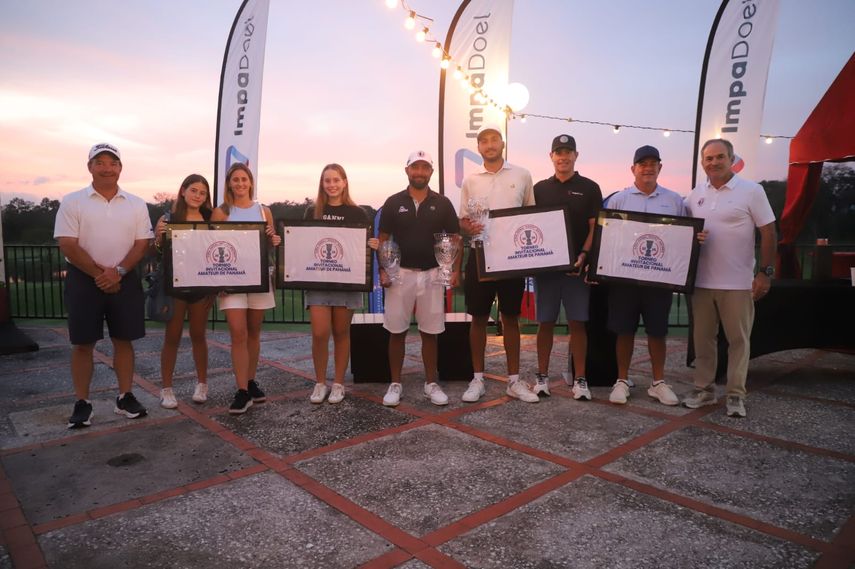 La Copa Aníbal Rocky Galindo reunió a 32 golfistas provenientes de 10 países.&nbsp;