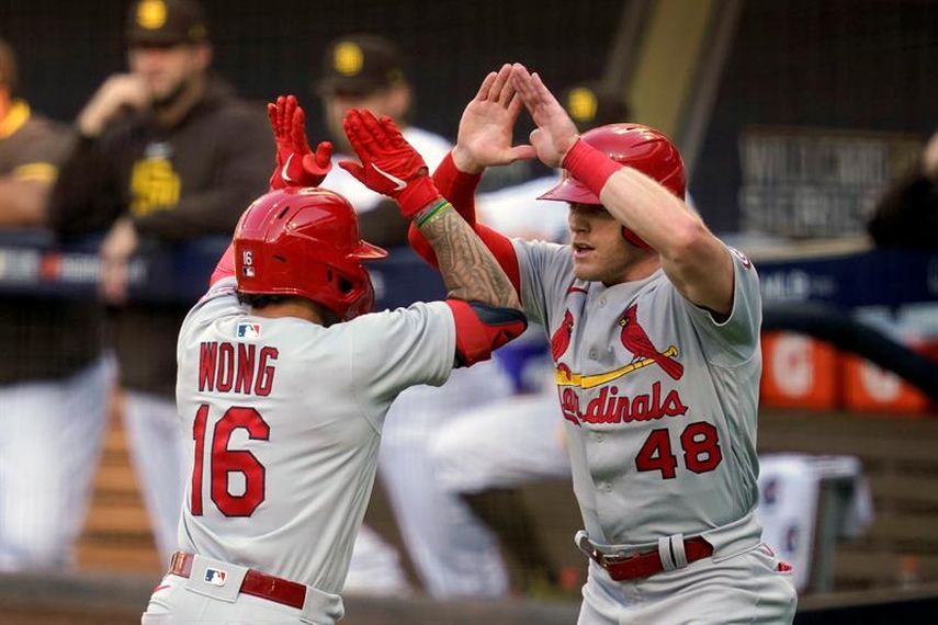 9-3. Bader pega grand slam y marca el triunfo de los Cardenales