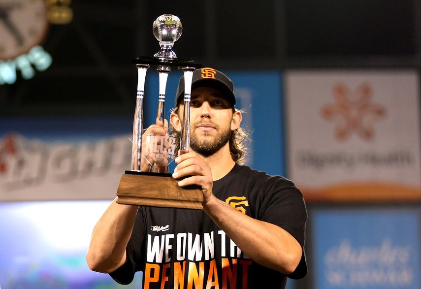 El zurdo Bumgarner se hizo merecedor al premio de Jugador Más Valioso (MVP)
