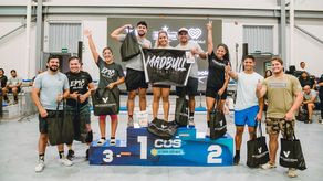 Podio de la categoría novato de la primera competencia Fitness de la temporada 2024.&nbsp;