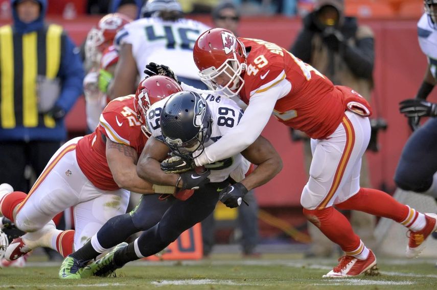24-20. La defensa de los Chiefs pudo con la ofensiva de los Seahawks