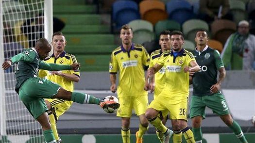 3-1. Guiado por Nani, el Sporting gana y se pone a un punto de los octavos