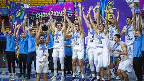 Argentina se coronó como campeón de la FIBA Americup 2022 tras imponerse a Brasil en la final. Foto: FIBA Americas