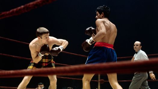 En junio de 1972 el escocés Ken Buchanan (izquierda) y el panameño Roberto Durán (derecha) se enfrentaron en el mítico Madison Square Garden de la ciudad de New York, pelea que terminó a favor de Manos de Piedra por nocaut. Foto: Cortesía