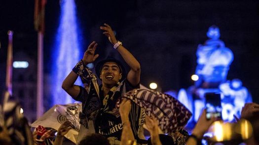 La celebración madridista en Cibeles sin incidentes destacables