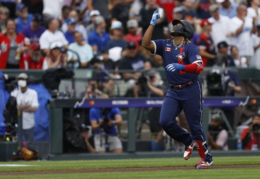 10-2. Guerrero Jr. conecta par de cuadrangulares contra los Vigilantes