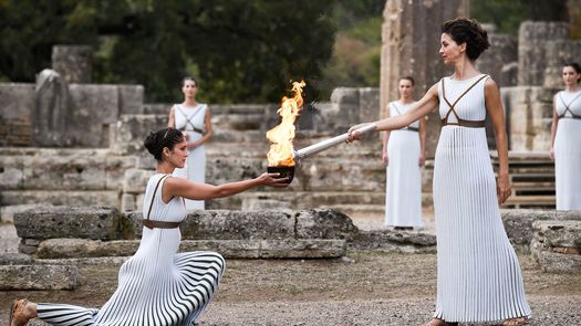 La antorcha fue encendida como evento tradicional a los JJ.OO. de París 2024.&nbsp;