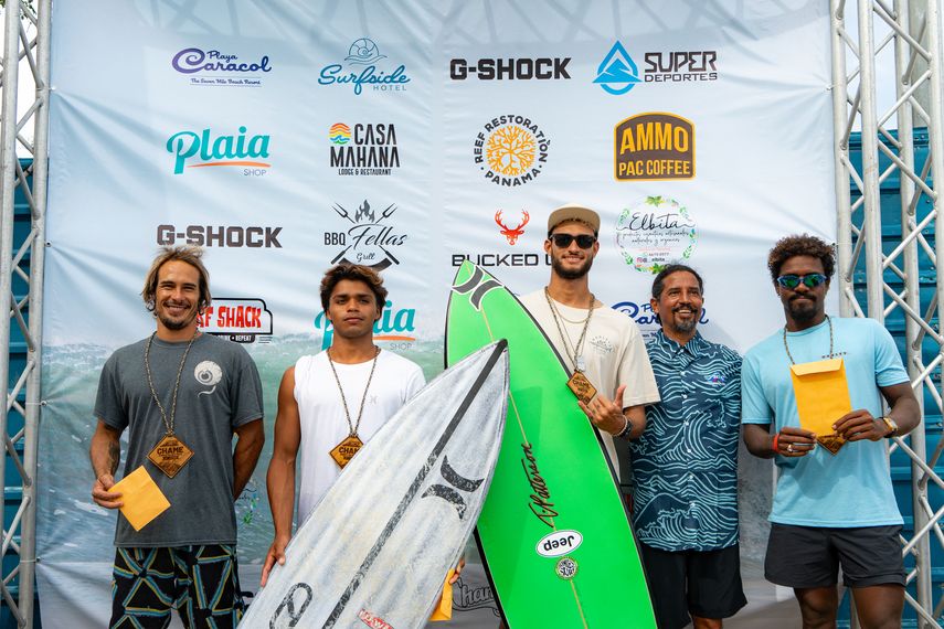 Premiación en la Primer Válida del Circuito Nacional de Surf 2024.&nbsp;