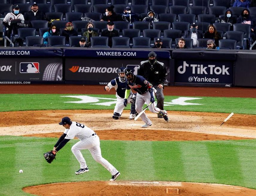 4-1. Anderson y los Bravos superan a Kluber y los Yanquis