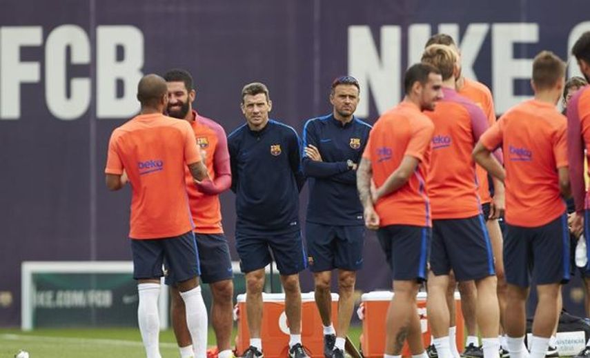 Umtiti, Aleix Vidal, Rafinha y Masip, los descartados de Luis Enrique