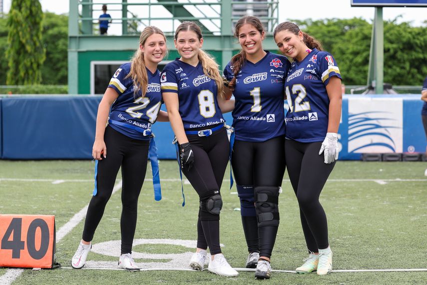 Las Fighting Owls y Kolts triunfan en el cierre de la ronda regular, en Flag Football Varsity (KFL U19)