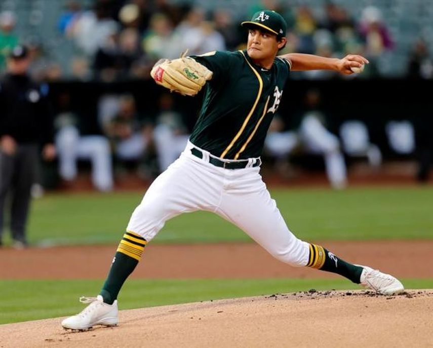 1-7. Manaea domina desde la lomita a los Mellizos y se apunta el triunfo de los Atléticos