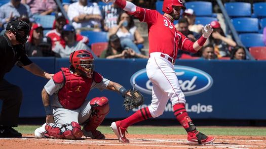 6-1. El cubano José García encabeza victoria cómoda de Rojos