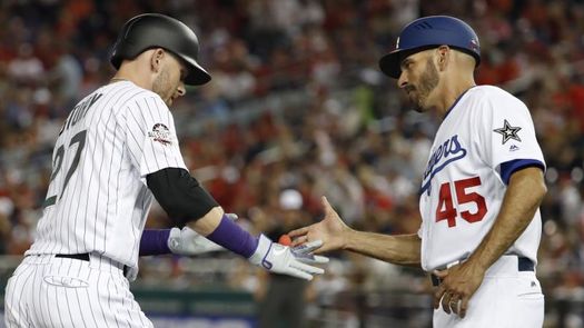 7-5. Story y Núñez jonronean contra los Padres, que ven a Arrieta lesionarse