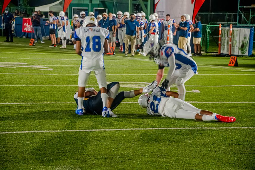 Raiders y Dragons a buen ritmo en la Kiwanis Football League