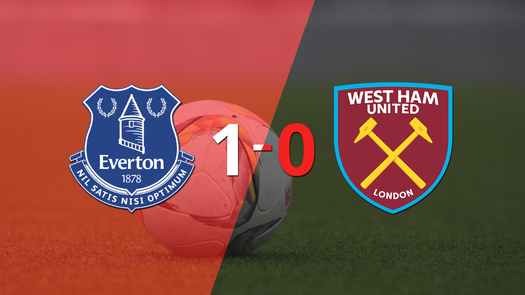 Everton le ganó 1-0 como local a West Ham United