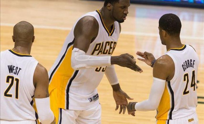 103-91. Hibbert mantuvo ganadores a los Pacers en la apertura
