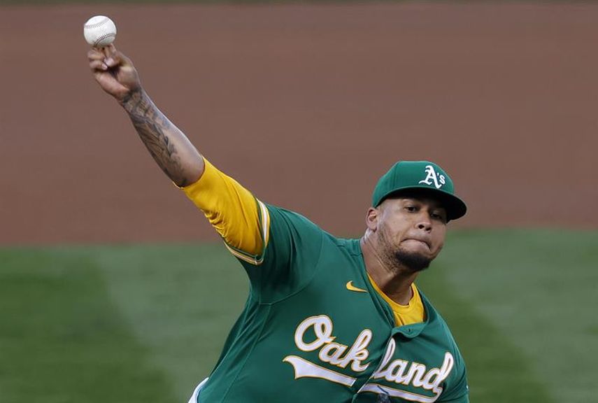 3-0. Montas supera a Ureña en el triunfo de los Atléticos sobre los Tigres
