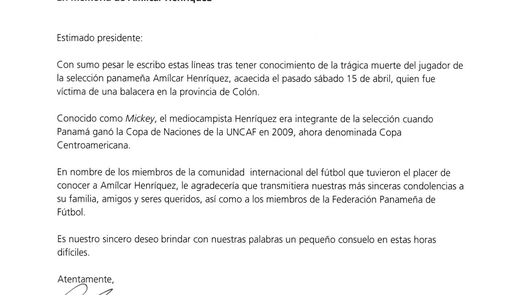 En memoria de Amilcar Henriquez