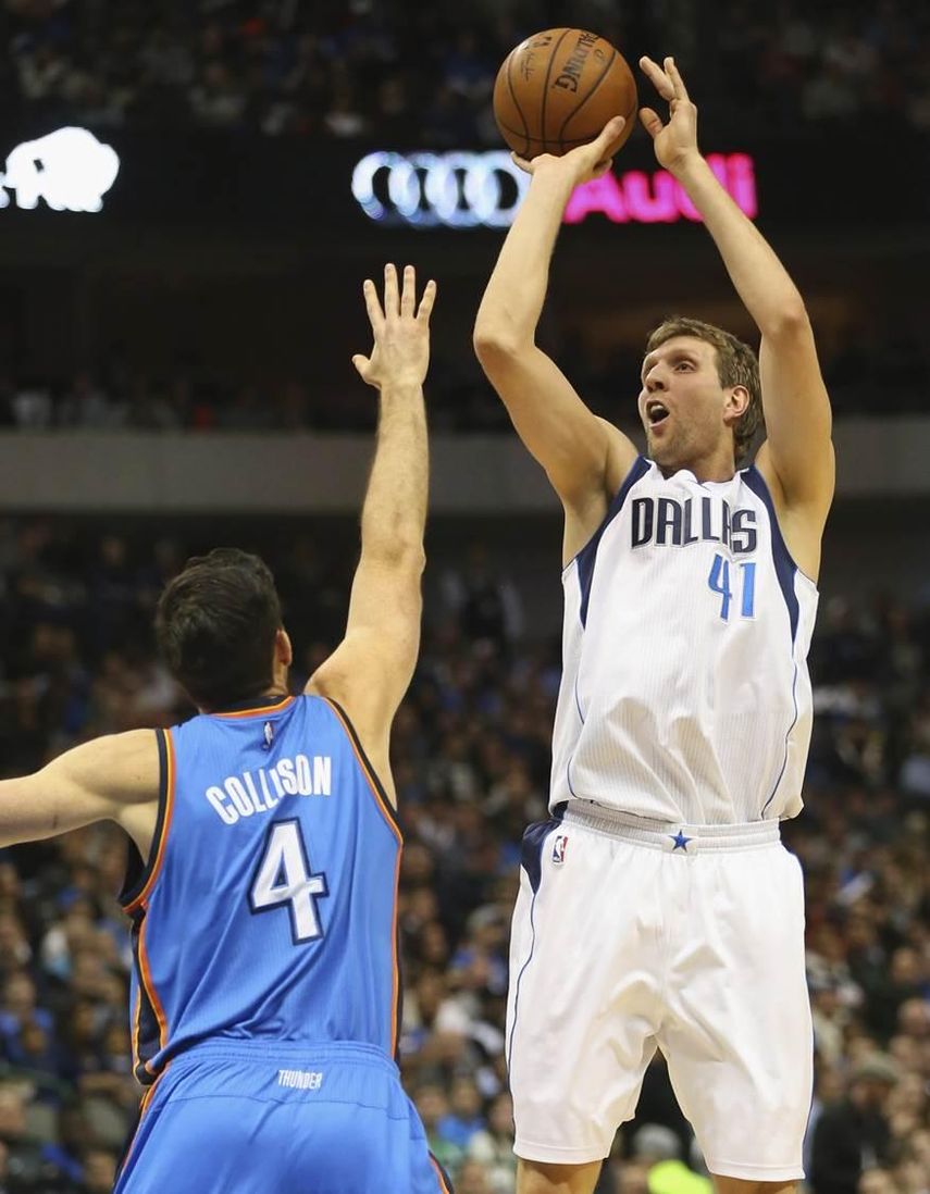 112-107. Nowitzki le ganó el duelo a Ibaka y vencieron los Mavericks