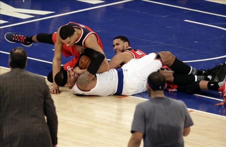 108-111. Wall y los Wizards siguen hundiendo a los Knicks
