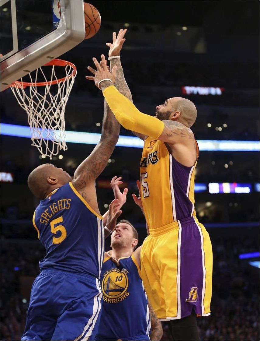 115-105. Boozer y Lakers, sin Bryant, sorprenden a los líderes Warriors