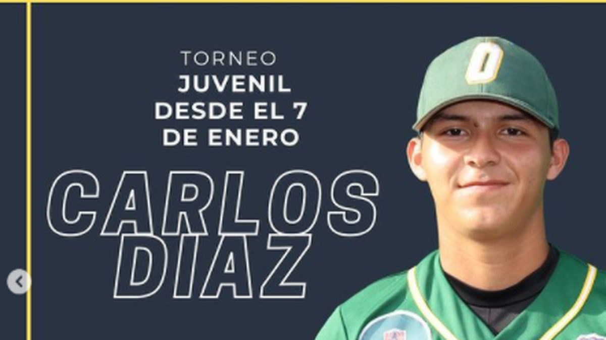 Carlos Díaz, abridor de los Vaqueros para el primer juego del Juvenil 2022.