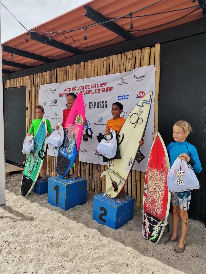 Éxito con la 4ta válida de la Liga Infantil y Juvenil de Surf