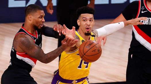 100-93. Lillard y los Trail Blazers pueden con el triple-doble de James y los Lakers