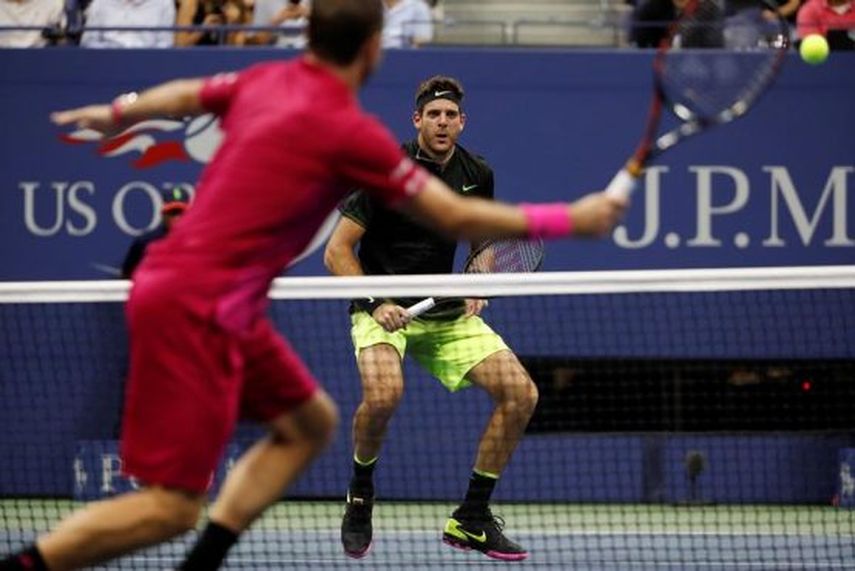 El argentino Del Potro cae en cuartos de final ante el suizo Stan Wawrinka