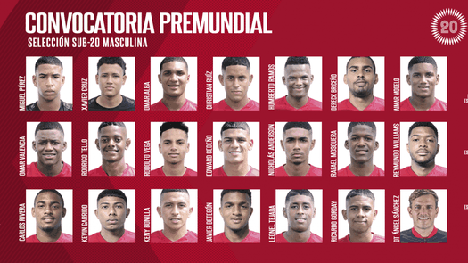 Los 20 convocados de Panamá Sub-20 para el Premundial